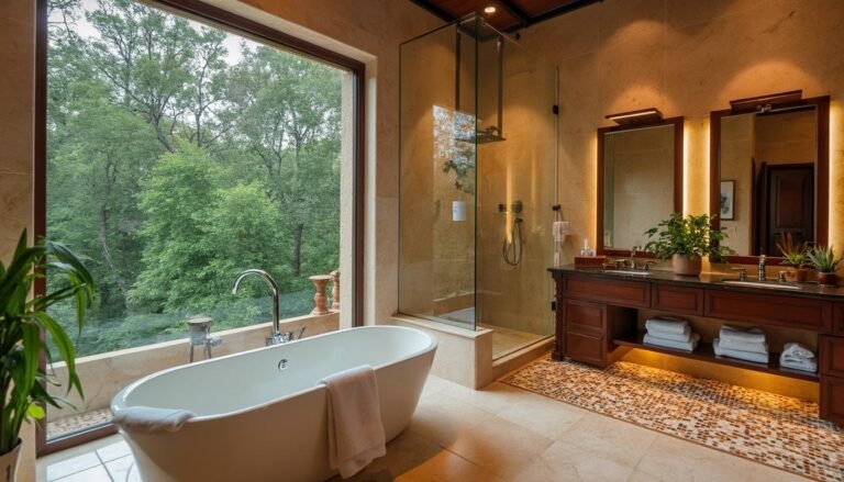 découvrez des idées de design inspirantes pour votre salle de bain dans la villa benkemoun. transformez votre espace en un havre de paix avec des conseils de décoration moderne et des astuces pratiques.