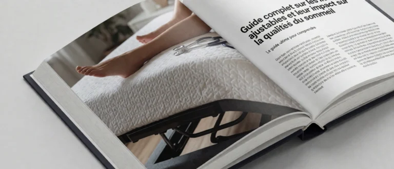 Illustration : Guide complet sur les lits ajustables et leur impact sur la qualité du sommeil