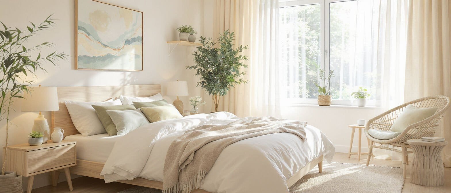 Image optimisée : Déco chambre zen : conseils pratiques et idées inspirantes