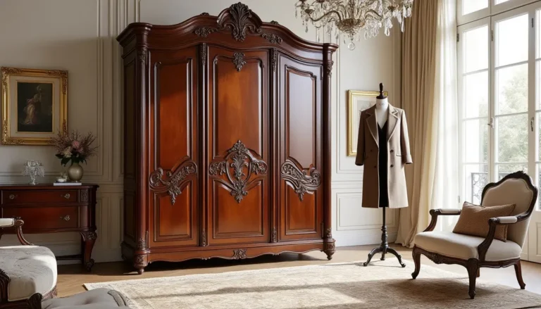 Image optimisée : L&rsquo;élégance d&rsquo;une armoire parisienne signée Camille