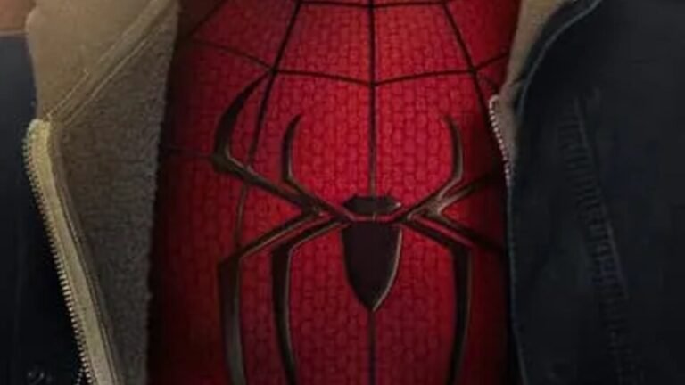 Affiche officielle de Spider-Man Brand New Day montrant le héros masqué dans un décor urbain
